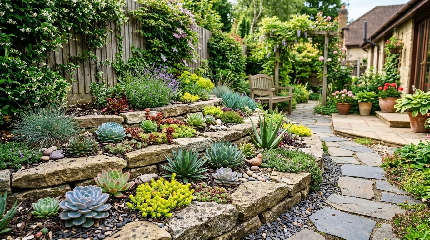 Tiered Rock Garden